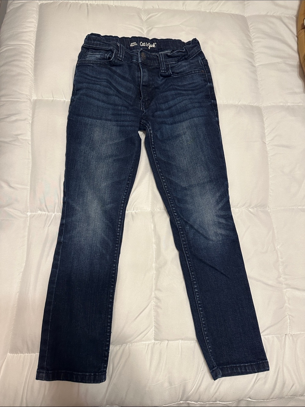 Cat & Jack Dark Blue Boys Slim Jeans